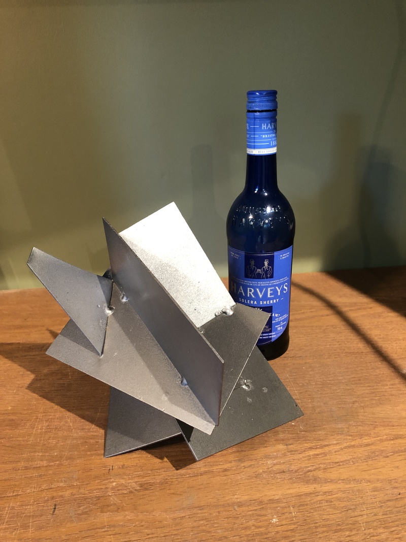 Metal Sculpture Triangles  and Rectangles
$200.00