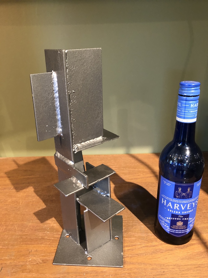 Metal Sculpture Rectangle Base
$200